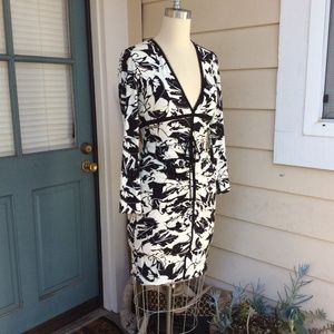 Roberto Cavalli Foliage print short dress